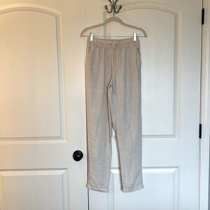 H&M Linen High-Waisted Pants
